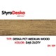 Profil drewnopodobny Styrodeska Medium Wood kolor DĄB ZŁOTY wymiar 14 cm x 200 cm x 1 cm  cena za 1 m2